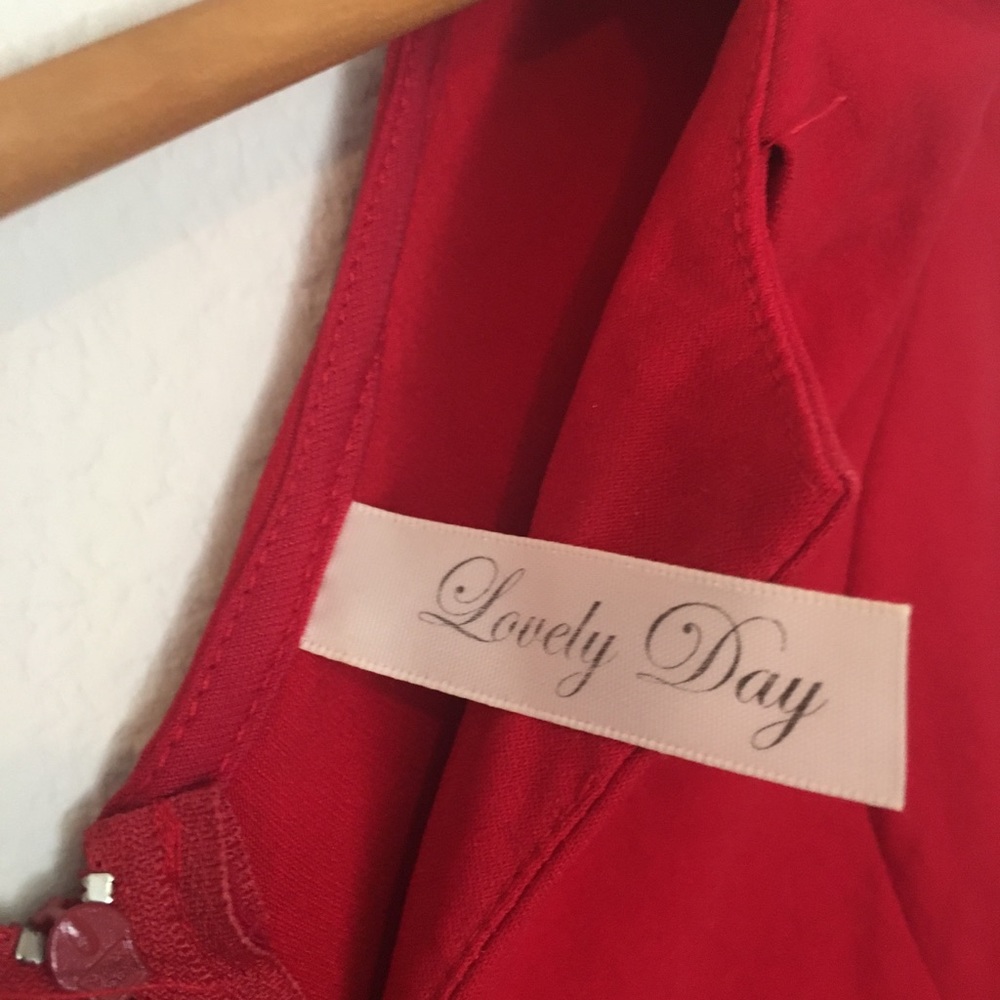 ModCloth Red Dress - Picture 4 of 5